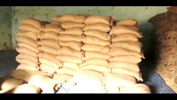 Illegally Ration Storage In Davanagere; Food Department Raid
