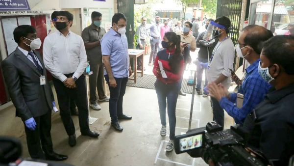 DCM ashwath narayan visited to MES and Seshadripuram colleges and reviewed preparation for CET Exam