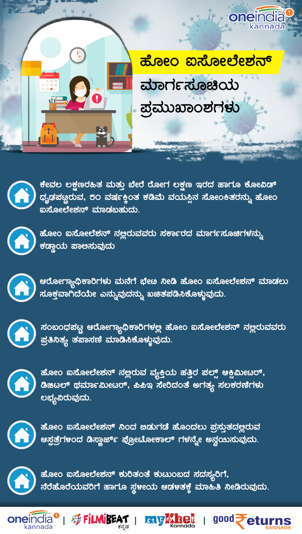 Infographics Guidelines For Home Isolation 