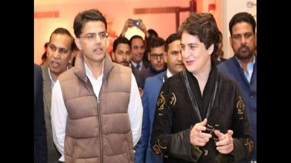 ಪ್ರಿಯಾಂಕ ಗಾಂಧಿ, ಸಚಿನ್ ಪೈಲಟ್ ಅವರ ಜೊತೆ ದೂರವಾಣಿ ಸಂಪರ್ಕದಲ್ಲಿ 