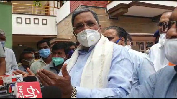 Siddaramaiah hospitalized at Bangalore yesterday night