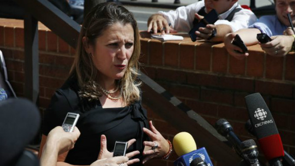 Chrystia Freeland To Be Canadas First Female Finance Minister : Local Media Chrystia Freeland To Be Canadas First Female Finance Minister : Local Media