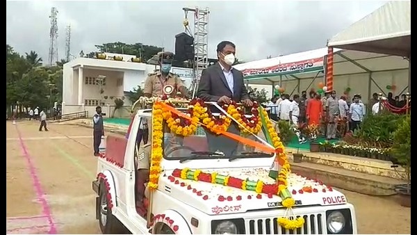  ರಾಮನಗರದಲ್ಲಿ ಸರಳ ಸ್ವಾತಂತ್ರ್ಯ ದಿನಾಚರಣೆ