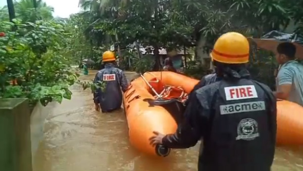 Heavy Rain In Dakshina Kannada District: Shambhavi River Is Overflowing