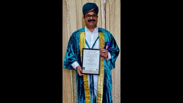 Mysuru university awarded phd to ceo karnataka sanjeev kumar