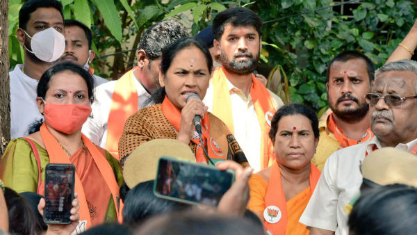 dk brothers were committing illegal acts to win in by election: mp shobha karandlaje