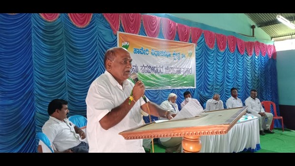 Haveri: Narendra Modi Did Not Create 2 Crore Jobs Every Year: HK Patil Allegation