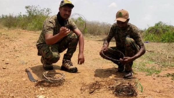  ಪ್ರಾಣಿಗಳ ಬೇಟೆಗಿಟ್ಟ ಉರುಳುಗಳ ಪತ್ತೆ ಕಾರ್ಯ 