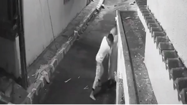 CCTV footage shows 20 year old man flashing, sexually assaulting woman in Bengaluru CCTV footage shows 20 year old man flashing, sexually assaulting woman in Bengaluru