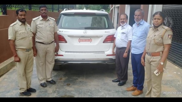 Mercedes-benz Car With Temporary Registration Number Has Seized Yelahanka Rto