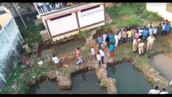 ರಜೆ ಹಿನ್ನೆಲೆ ಅಜ್ಜಿಯ ಮನೆಗೆ ಬಂದಿದ್ದ ಮಕ್ಕಳು 