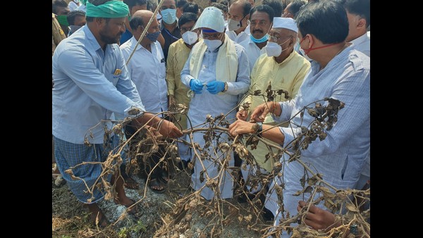 ಹೊಲಗಳಲ್ಲಿ ಈಗಲೂ 2 ಅಡಿ ನೀರು ನಿಂತಿತ್ತು!