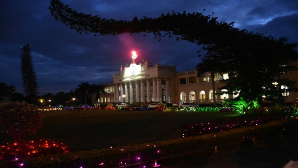 Mysuru: Railway Museum Decorated With Lighting On Behalf Of Dasara