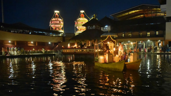  Udupi: Lakshadeepotsava And Teppotsava Celebration At Krishna Math