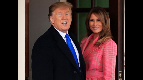 ಪಾರ್ಟಿಯಲ್ಲಿ ಮೆಲಾನಿಯಾ ಭೇಟಿ