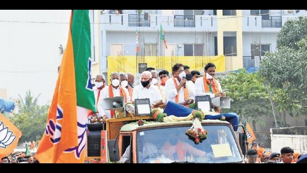 ಆರ್.ಆರ್.ನಗರದಲ್ಲಿ ರೋಡ್ ಶೋ 