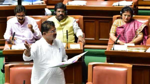 Vishweshwar Hegde Kageri unhappy with R. Ashokas work performance Vishweshwar Hegde Kageri unhappy with R. Ashokas work performance