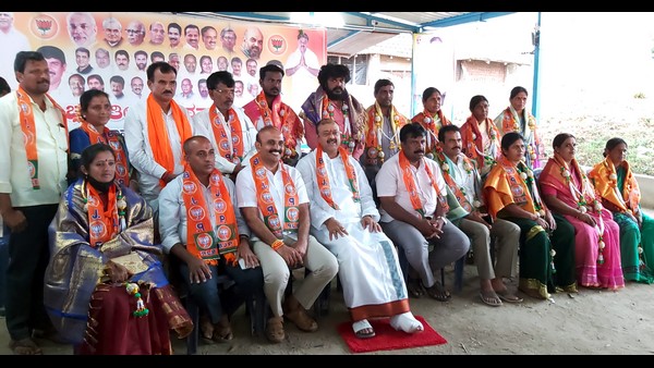 ಅವಿರೋಧವಾಗಿ ಗೆದ್ದವರಿಗೆ ಬಿಜೆಪಿ ಸನ್ಮಾನ