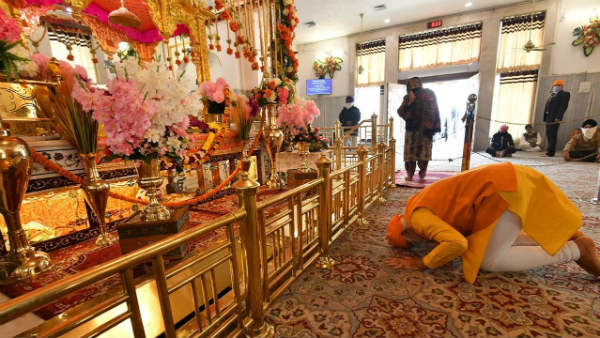 New Delhi: PM Narendra Modi Visits To Rakab Ganj Of Gurudwara 