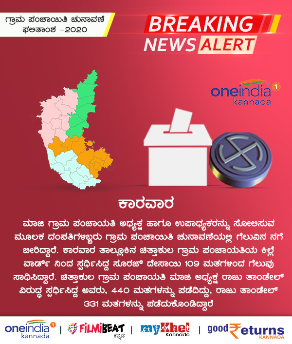 Infographics: Karnataka Gram Panchayat Election Results 2020 District Wise Updates 