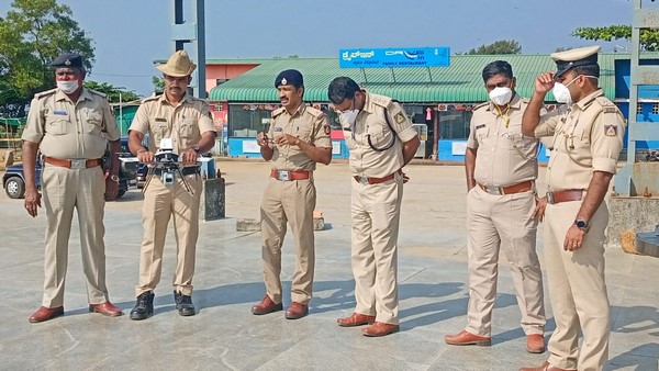 New Year Event: Drone Surveillance On The Tagore Beach In Karwar