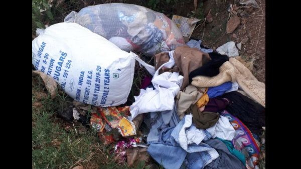 Gang Collects Old Clothes From Residents And Throws At Empty Space In Bangalore