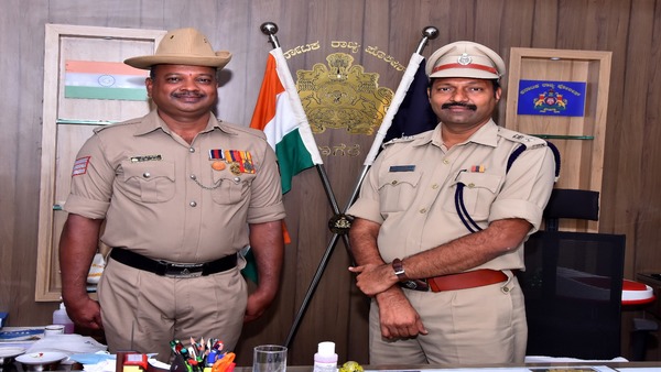 Outstanding Service In The Police Department: Presidents Medal For Davanagere Police