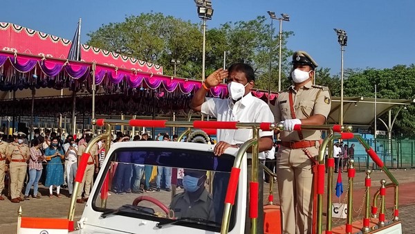 Udupi: 72nd Republic Day Flag Hosting By Minister S Angara