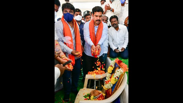 ವಿಜಯೇಂದ್ರ ಅವರ ನಿಕಟವರ್ತಿಯಾಗಿರುವ ರುದ್ರೇಶ್ 