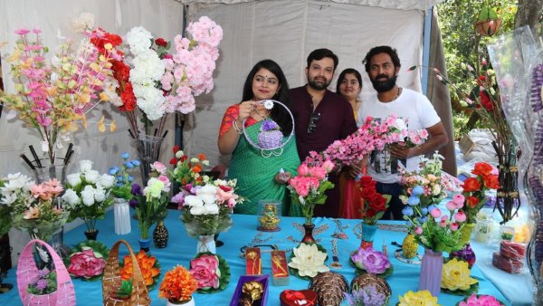 Rishika Sharma inaugurates Valentines Day Special Arts Crafts Mela at CKP