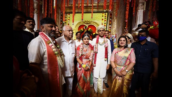 ಡಿ.ಕೆ.ಶಿವಕುಮಾರ್ ಮಗಳು ಐಶ್ವರ್ಯ ಮದುವೆ 