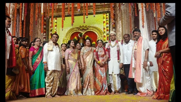 ನೂತನ ದಂಪತಿಗಳಿಗೆ ಶುಭ ಕೋರಿದ ಎಚ್ಡಿಕೆ 