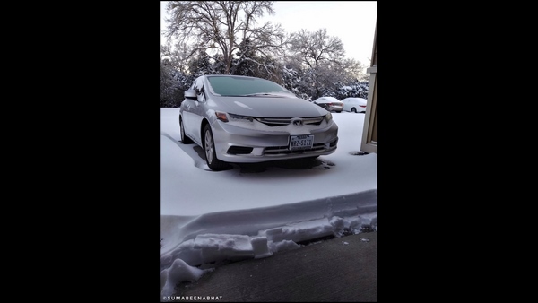 ಮಳೆಯ ಜೊತೆ ಸಣ್ಣಗೆ ಹಿಮವೂ ಆರಂಭ 