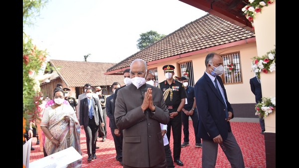 Madikeri: President Ramanath Kovind Inaugurates The Genaral Timmayya Museum Madikeri: President Ramanath Kovind Inaugurates The Genaral Timmayya Museum