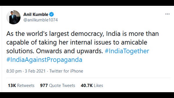 ಭಾರತ ಸಮರ್ಥವಾಗಿದೆ- ಕುಂಬ್ಳೆ