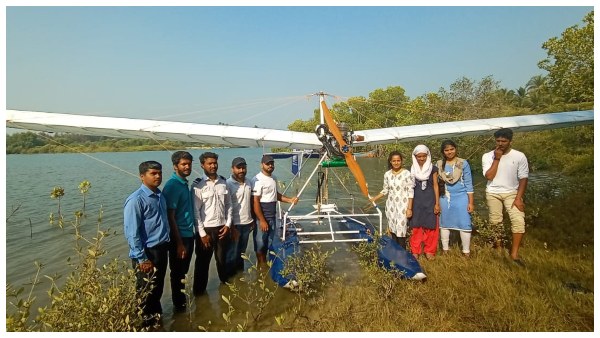 Udupi Youths Invented Seaplane Which Fly And Land In Water