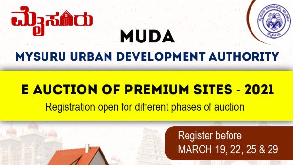 Register Name To Participate In E Auction Of Muda Premium Sites 