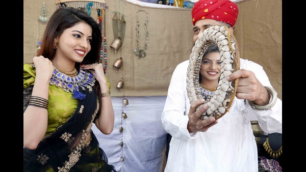 South Indian film actress Kaashima Rafi inaugurates Chittara at CKP