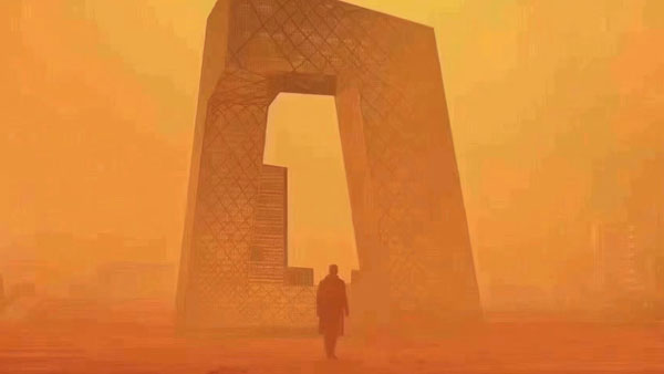 Beijings Biggest Sandstorm In Decade Leaves It Covered With Brown Dust Beijings Biggest Sandstorm In Decade Leaves It Covered With Brown Dust