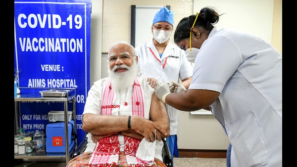 ಎರಡನೇ ಹಂತದ ಲಸಿಕೆ ಅಭಿಯಾನಕ್ಕೆ ಪ್ರಧಾನಿ ಮೋದಿ ಚಾಲನೆ 