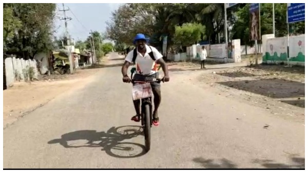 Hiriyuru Youth Cycle Jatha From Anjanadri To Ram Janmabhoomi Ayodhya