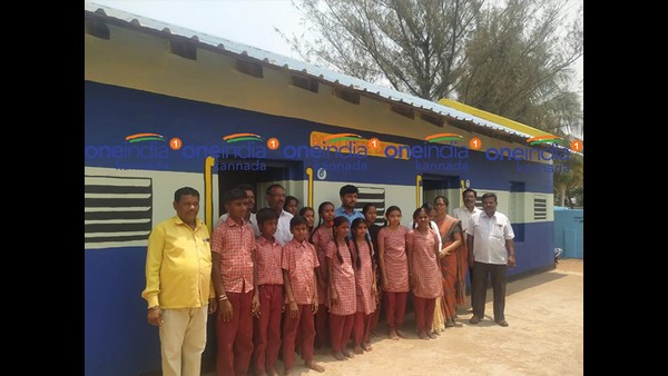 Hiriyuru Taluk Officials Praised Ambalagere Teacher Work after Oneindia Kannada Report