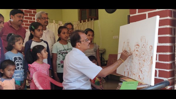 ಕೋಳಿ ಅಂಕದ ಅಪರೂಪದ ಚಿತ್ರ