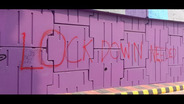 Mangaluru: Two PUC Students From City College Arrested In Writing Graffiti On Pumpwell Flyover Wall