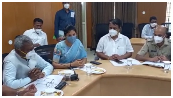 Mysuru District Progress Review Meeting Held Headed By In Charge Minister ST Somashekhar