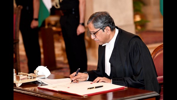 Justice NV Ramana Takes Oath As 48th Chief Justice Of India Justice NV Ramana Takes Oath As 48th Chief Justice Of India