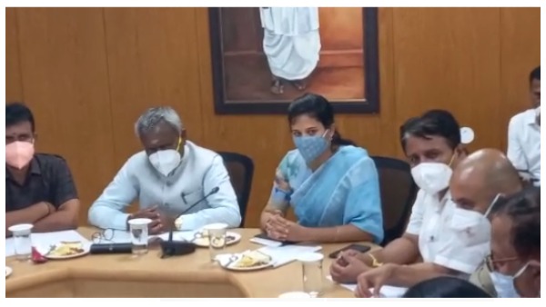 Mysuru District Progress Review Meeting Held Headed By In Charge Minister ST Somashekhar