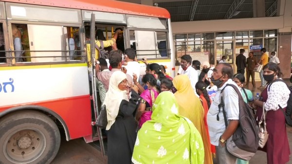 KSRTC Bus Strike Across Karnataka: How Passengers Are Facing The Problems In Shivamogga