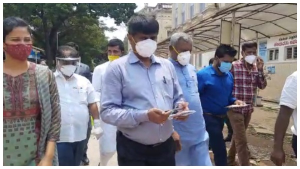 Minister ST Somashekhar Emergency Visit To KR Hospital In Mysuru