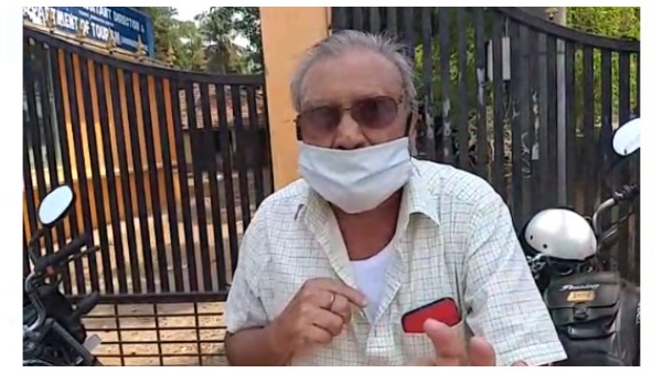 Davanagere: Old Man Fined Rs 500 For Violation Of Lockdown Guidelines, Later He Protested On The Road